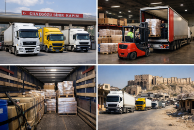 Suriye'ye komple ve parsiyel taşımacılık süreçleri, maliyet avantajları, gümrük prosedürleri ve 2026 stratejileriyle ilgili kapsamlı rehber. Güvenli ve hızlı lojistik çözümleri burada!