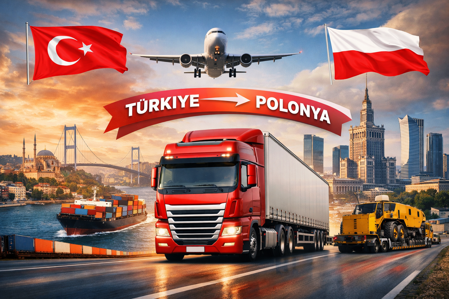 Polonya için nakliye hizmetleri ile komple, parsiyel, ithalat, ihracat, gabari dışı ve minivan taşımacılık çözümlerimizi keşfedin. Hızlı, güvenilir ve ekonomik lojistik hizmeti alın.